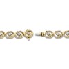 Thumbnail Image 2 of Encircled by Love Diamond Line Bracelet 1 ct tw Round-cut 10K Yellow Gold 7.25"