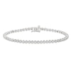Thumbnail Image 3 of Diamond Bracelet 1 ct tw Round-Cut 10K White Gold 7&quot;