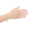 Thumbnail Image 3 of Diamond Tennis Bracelet 2 ct tw Round-Cut 10K White Gold 7&quot;