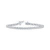 Thumbnail Image 1 of Diamond Line Bracelet 1/2 ct tw Round-cut Sterling Silver