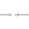 Thumbnail Image 3 of Diamond Line Bracelet 1/2 ct tw Round-cut Sterling Silver