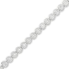 Thumbnail Image 4 of Diamond Line Bracelet 1/2 ct tw Round-cut Sterling Silver