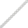 Thumbnail Image 5 of Diamond Line Bracelet 1/2 ct tw Round-cut Sterling Silver