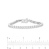 Thumbnail Image 6 of Diamond Line Bracelet 1/2 ct tw Round-cut Sterling Silver