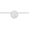 Thumbnail Image 2 of Diamond Anklet Sterling Silver 9&quot;