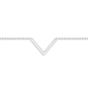 Thumbnail Image 2 of Diamond Anklet Sterling Silver 8.45&quot;