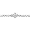 Thumbnail Image 2 of Forever Connected Diamond Bracelet 1 ct tw Pear & Round-cut 10K White Gold 7.25&quot;