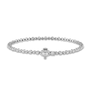 Thumbnail Image 1 of Forever Connected Diamond Bracelet 1 ct tw Round-Cut 10K White Gold 7.25&quot;