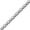 Thumbnail Image 1 of Forever Connected Diamond Bracelet 1 ct tw Round-Cut 10K White Gold 7.25"