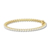 Thumbnail Image 0 of Diamond Tennis Bracelet 2 ct tw Round-cut 10K Yellow Gold 7"