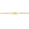 Thumbnail Image 3 of Men's Diamond Bar Necklace 1/3 ct tw Round-cut 10K Yellow Gold 22&quot;