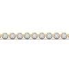 Thumbnail Image 2 of Men's Diamond Tennis Bracelet 2 ct tw Round-cut 10K Yellow Gold 8.5&quot;