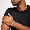 Thumbnail Image 3 of Men's Diamond Tennis Bracelet 2 ct tw Round-cut 10K Yellow Gold 8.5&quot;