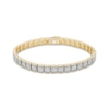 Thumbnail Image 0 of Men's Diamond Large Tennis Bracelet 2 ct tw Round-cut 10K Yellow Gold 8.5"