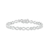 Thumbnail Image 0 of Diamond Infinity Link Bracelet 1/2 ct tw Round-cut Sterling Silver 7"