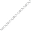 Thumbnail Image 2 of Diamond Infinity Link Bracelet 1/2 ct tw Round-cut Sterling Silver 7&quot;