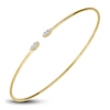 Diamond Cuff Bracelet 10K Yellow Gold
