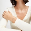 Thumbnail Image 3 of Diamond Tennis Bracelet 1/4 ct tw Round-cut 10K Yellow Gold 7.25&quot;