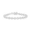 Thumbnail Image 0 of Diamond Tennis Bracelet 1/4 ct tw Round-cut 10K White Gold 7.25"