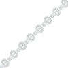 Thumbnail Image 2 of Diamond Tennis Bracelet 1/4 ct tw Round-cut 10K White Gold 7.25&quot;