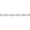 Thumbnail Image 2 of Diamond Marquise Line Bracelet 1/2 ct tw Round-cut 10K White Gold 7.25&quot;