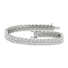 Thumbnail Image 1 of Diamond Line Bracelet 7 ct tw Pear, Marquise & Round-cut 14K White Gold 7.25&quot;