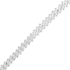 Thumbnail Image 1 of Diamond Line Bracelet 7 ct tw Marquise-cut 14K White Gold 7.25&quot;