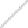 Thumbnail Image 1 of Diamond Horizontal Heart Tennis Bracelet 1/2 ct tw Round-cut Sterling Silver 7.5"
