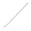 Thumbnail Image 1 of Diamond Heart Link Bracelet 1/2 ct tw Round-cut Sterling Silver 7"