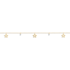 Thumbnail Image 2 of Diamond Star Anklet 1/20 ct tw Round-cut 10K Yellow Gold 9&quot;