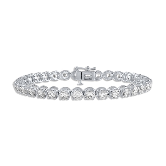 KAY Lab-Grown Diamonds Line Bracelet 8 ct tw 14K White Gold 7"