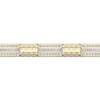 Men's Link Bracelet 3 ct tw Baguette & Round-cut 10K Yellow Gold 8.5"
