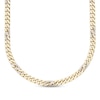 Thumbnail Image 1 of Men's Diamond Cuban Chain Necklace 2 ct tw Round-cut 10K Yellow Gold 22&quot;