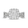 Thumbnail Image 3 of Neil Lane Artistry Cushion-Cut Lab-Grown Diamond Halo Bridal Set 2 ct tw 14K White Gold