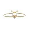 Le Vian Diamond Bee Bolo Bracelet 1/4 ct tw 14K Honey Gold 9.5"