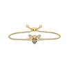 Thumbnail Image 1 of Le Vian Diamond Bee Bolo Bracelet 1/4 ct tw 14K Honey Gold 9.5&quot;