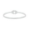 Thumbnail Image 0 of Diamond Butterfly Bangle Bracelet 1/10 ct tw Sterling Silver