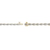 Thumbnail Image 2 of Diamond Oval Link Bracelet 3 ct tw 10K Yellow Gold 7.25"