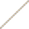 Thumbnail Image 2 of Diamond S-Link Tennis Bracelet 5 ct tw 10K Yellow Gold 7&quot;