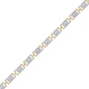 Thumbnail Image 1 of Diamond Grid Link Bracelet 2 ct tw 10K Yellow Gold 7"