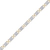 Thumbnail Image 2 of Diamond Grid Link Bracelet 2 ct tw 10K Yellow Gold 7&quot;