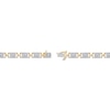 Thumbnail Image 3 of Diamond Grid Link Bracelet 2 ct tw 10K Yellow Gold 7&quot;