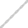Thumbnail Image 2 of Diamond Tennis Bracelet 3 ct tw 10K White Gold 7.25&quot;