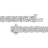 Thumbnail Image 2 of Baguette & Round-Cut Diamond Line Bracelet 4 ct tw 10K White Gold 7.25”