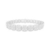 Thumbnail Image 1 of Multi-Diamond Cushion Link Bracelet 1/4 ct tw 10K White Gold 7.25&quot;
