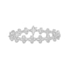 Thumbnail Image 0 of Asscher-Cut Diamond Clover Link Tennis Bracelet 6-3/4 ct tw 14K White Gold 7"