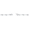 Thumbnail Image 3 of Diamond Opposite Hearts Bracelet 1/4 ct tw Sterling Silver 7&quot;