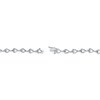 Thumbnail Image 3 of Diamond Sideways Swirling Heart Link Bracelet 1/10 ct tw Sterling Silver 7&quot;