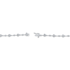 Thumbnail Image 3 of Diamond Heart Station Bracelet 1/4 ct tw Sterling Silver 7&quot;