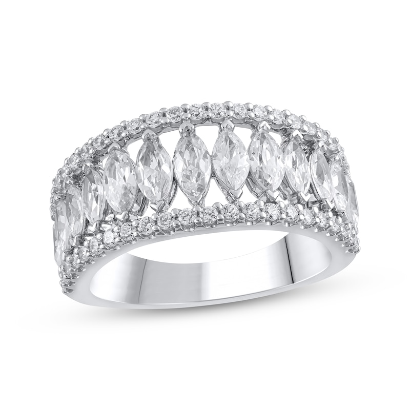 Lab-Created Diamonds by KAY Marquise-Cut Anniversary Band 2 ct tw 14K White Gold